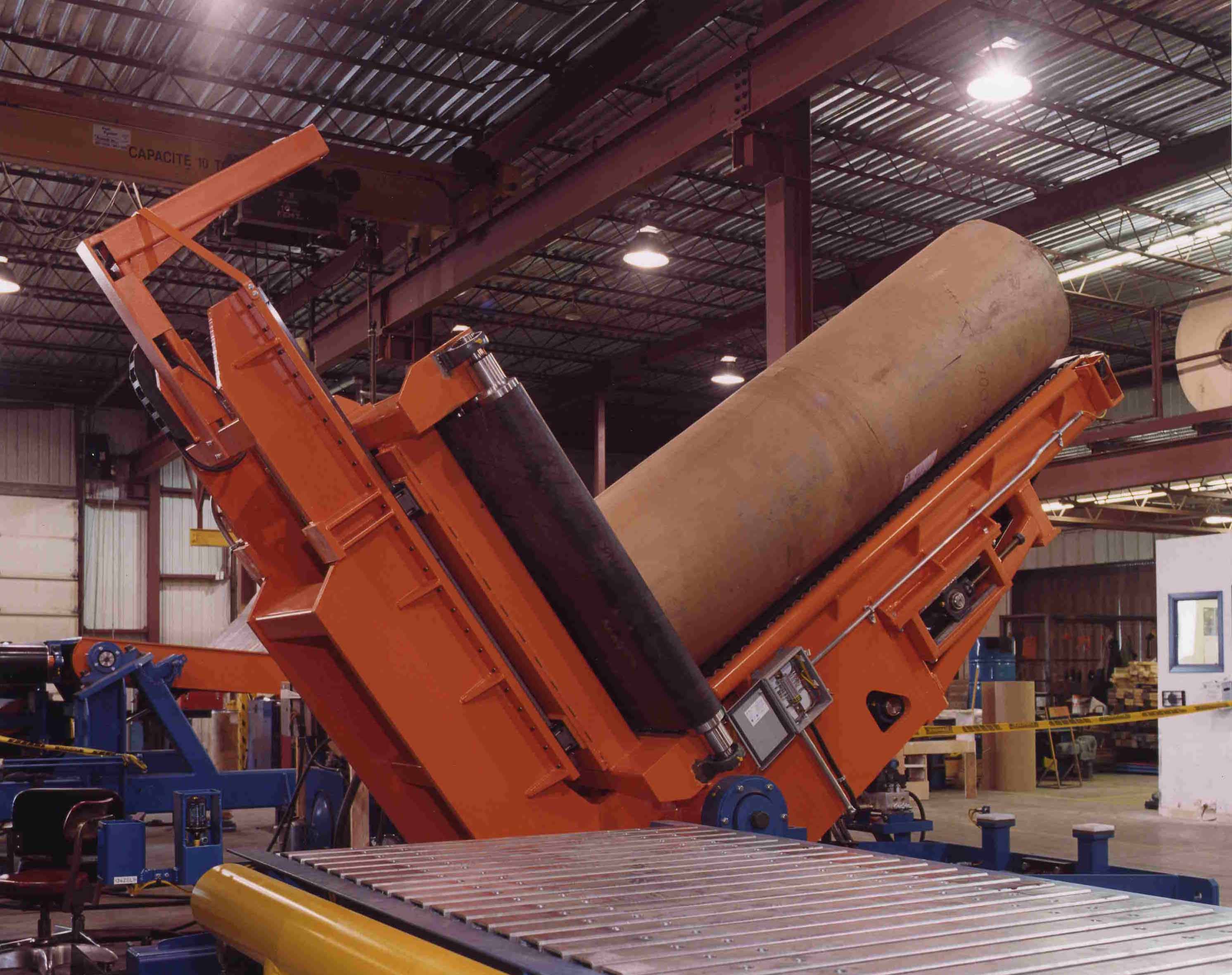 paper - roll handing - conveying systems - upender (2)