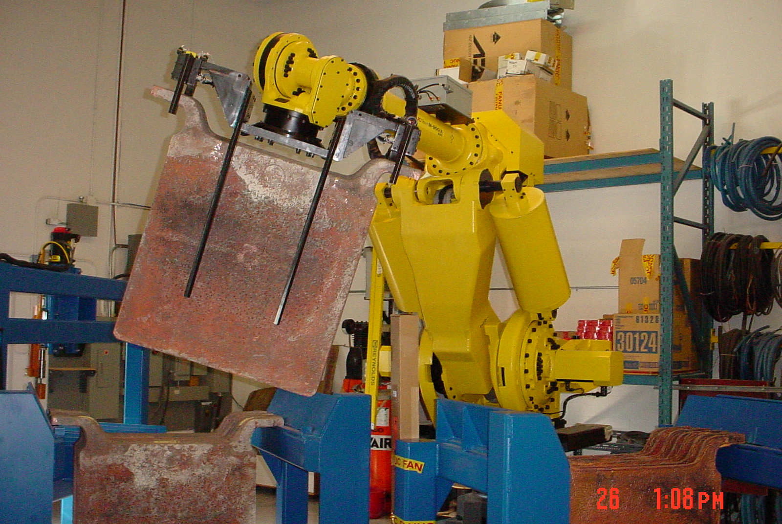 Robotic Copper Anode Sampling Station