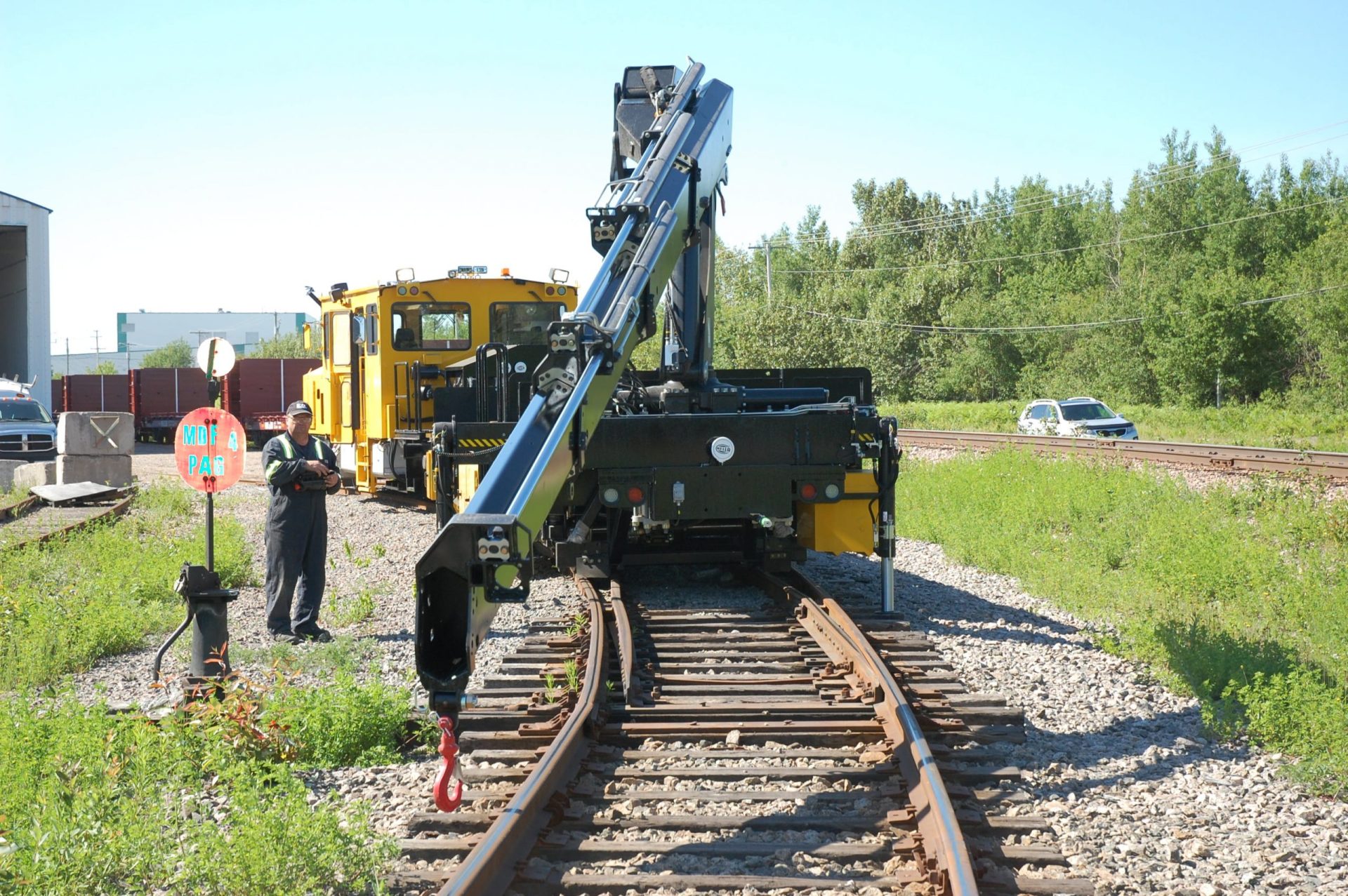 MSRAIL Rail Changer with Crane